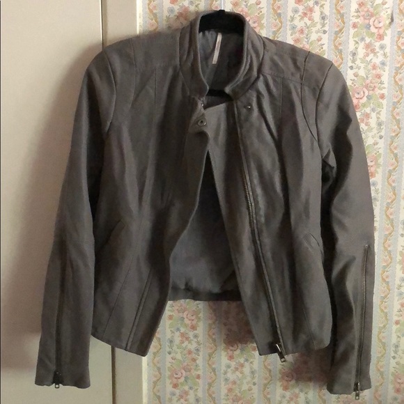 Free People Gray Jacket - Picture 1 of 3